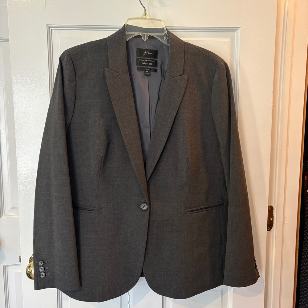 J. Crew Women’s Charcoal Wool Blazer